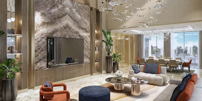 Luxurious 5-bedroom townhouse for sale in Bora Bora 3, Damac Islands image 3