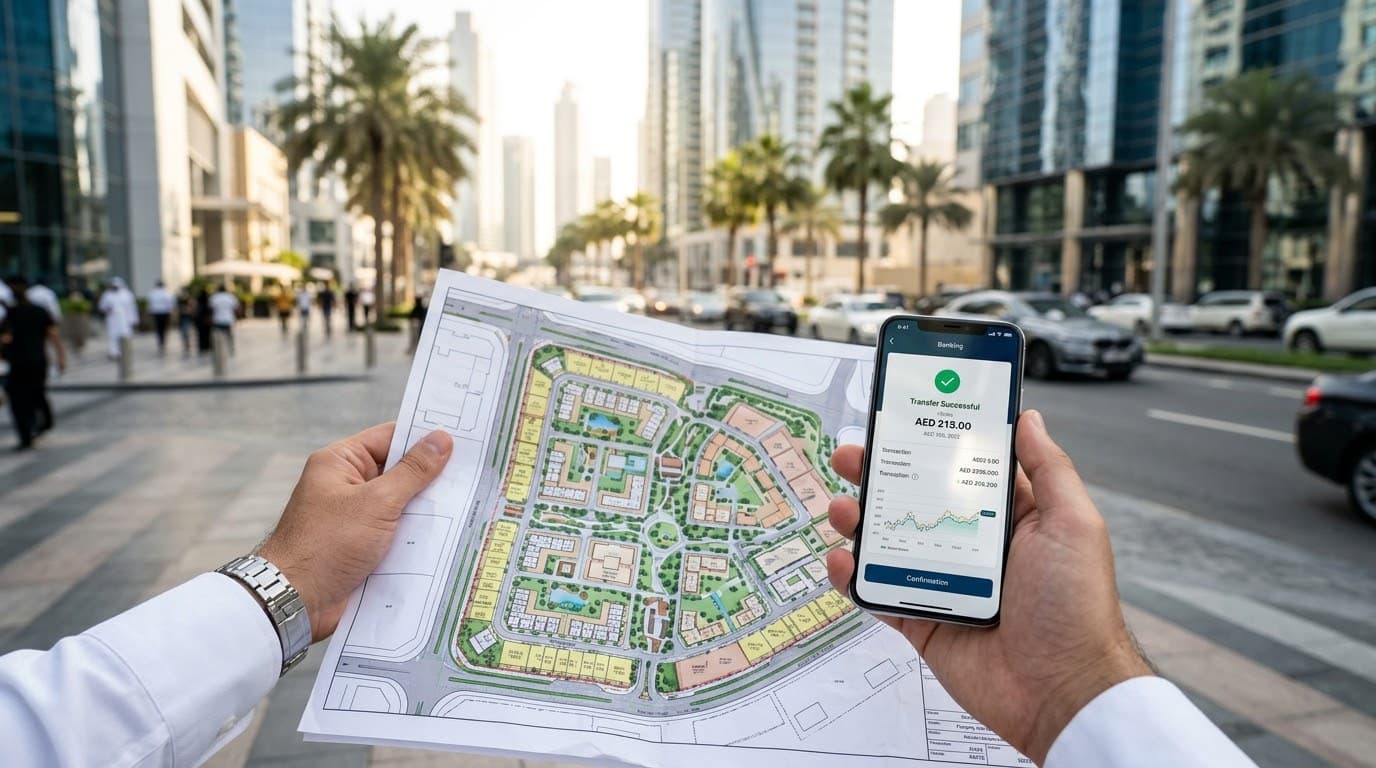 Smart investor reviewing important factors to consider before buying an investment property in Dubai