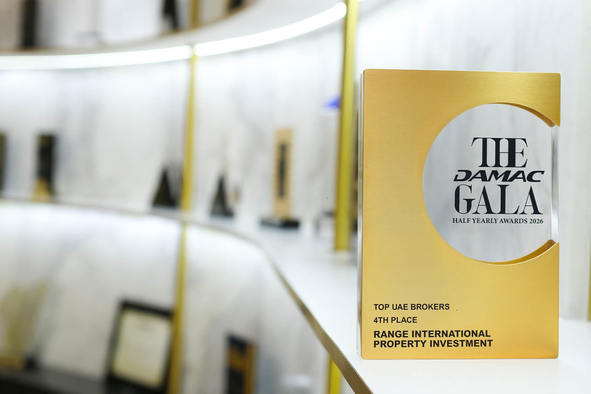 Honoured at DAMAC’s exclusive Gala for securing a top-five position among the UAE’s most elite brokerages.