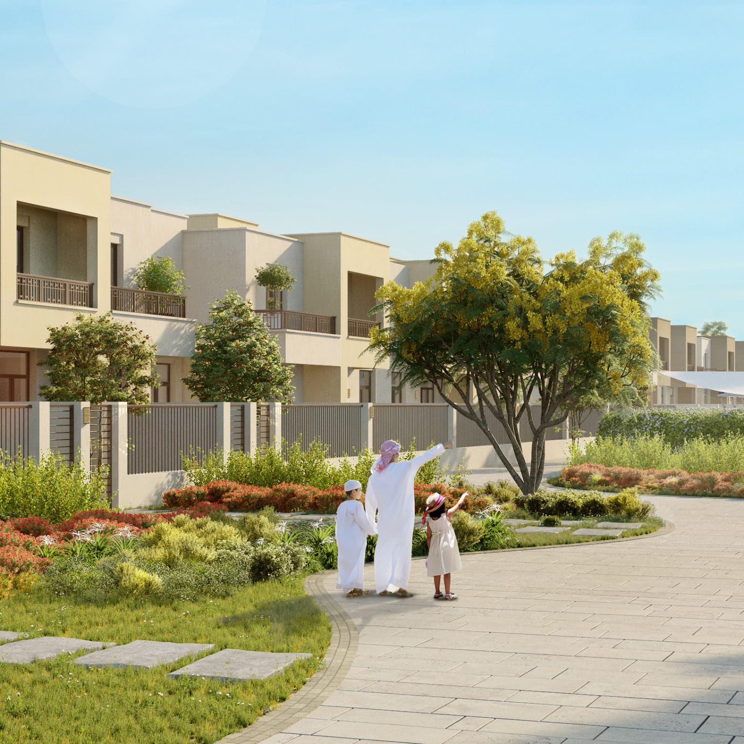 NSHAMA-Reem-Townhouses-Town-Square-Dubai-Exteriors-3-3