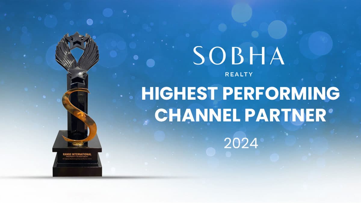 Sobha Highest Performing Channel Partner 2024 image 1