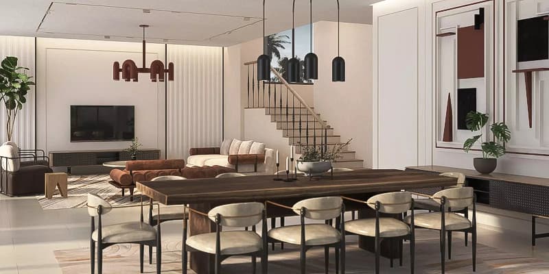 Modern 4-bedroom townhouse for sale in Damac Ibiza image 4