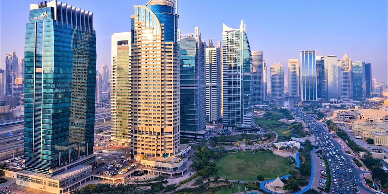 Jumeirah Lake Towers (JLT) is a vibrant waterfront community in Dubai