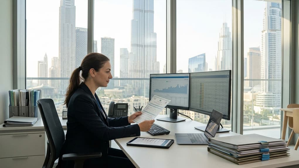 Dubai residential towers representing professional services to manage rental properties in Dubai for property owners.
