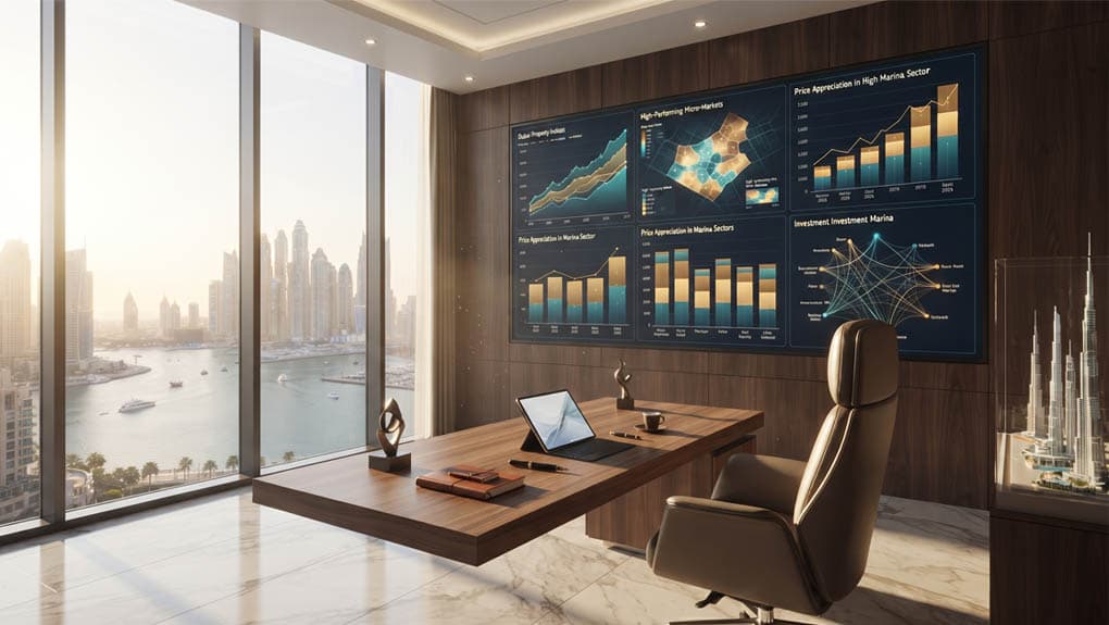 Chart showing rental yield trends across Dubai's best real estate investment locations in 2026