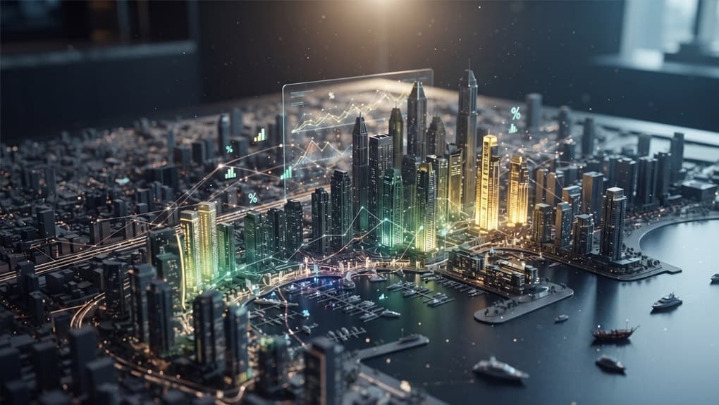 Real estate market analysis of Dubai rental yields and top investment communities in 2026